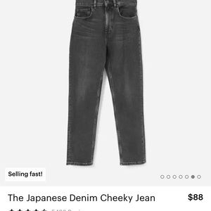 Everlane High Rise Cheeky jeans size 24
